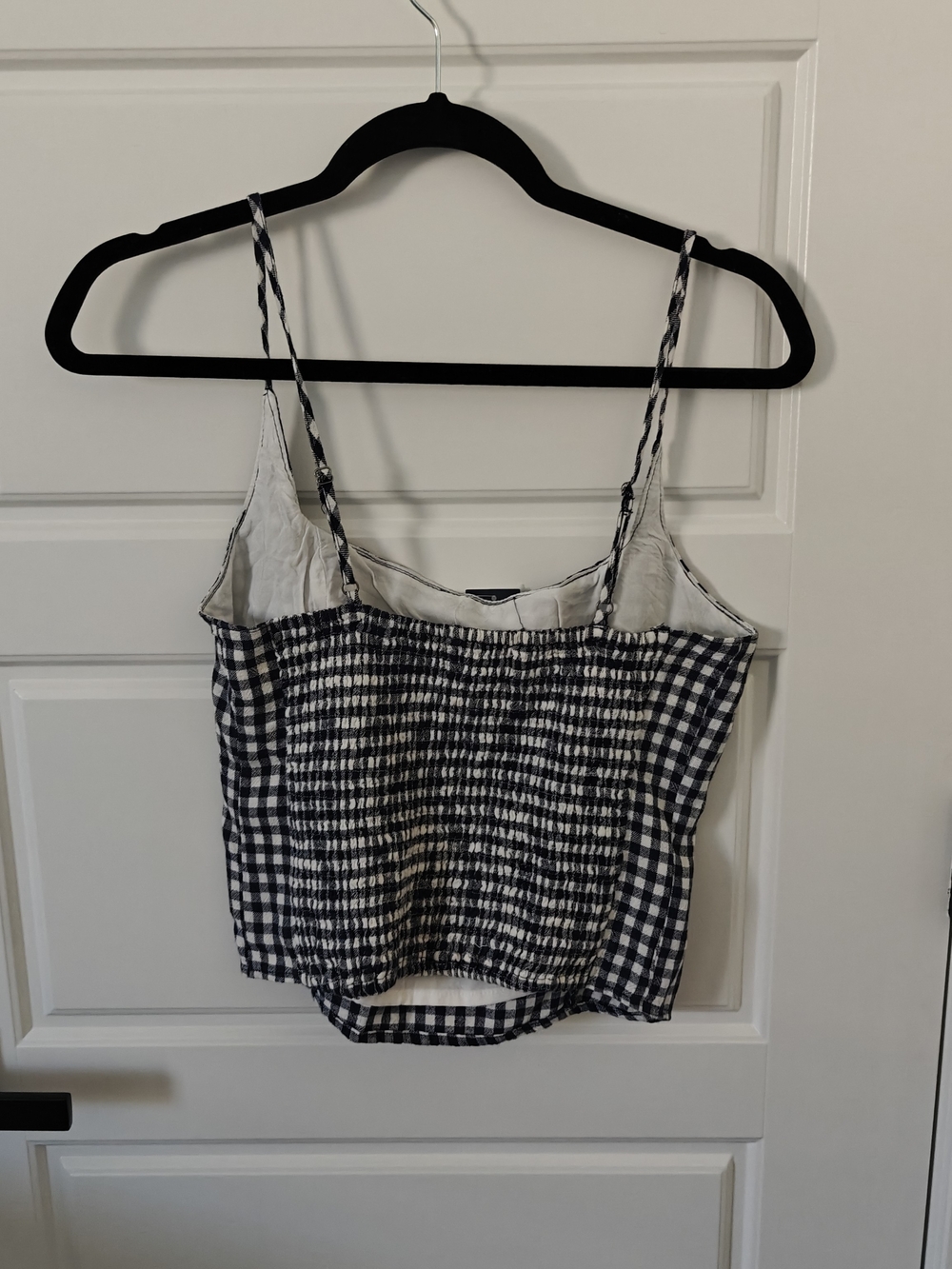 Abercrombie & Fitch Gingham Crop Tops & Short Set - Navy - Picture 6 of 10